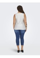 Maieu Dama Only Carmakoma Carsol Glitter Rib Silver Detail Coated