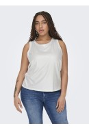 Maieu Dama Only Carmakoma Carsol Glitter Rib Silver Detail Coated