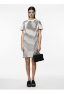 Dress Pieces Pcchilli Summer Cloud Dancer Stripes Black