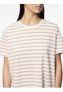 Dress Pieces Pcchilli Summer Cloud Dancer Stripes Silver Mink