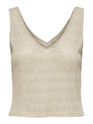 Maieu Dama Jacqueline De Young Jdypalla V-Neck Sandshell