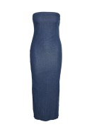 Rochie Noisy May Nmerica Slim Long Dark Blue Denim