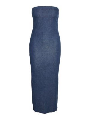 Rochie Noisy May Nmerica Slim Long Dark Blue Denim