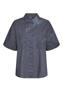 Camasa Dama Pieces Pckrissy Oversized Ombre Blue