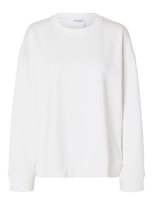 Bluza Dama Selected Slfkarla O-Neck Boxy Snow White