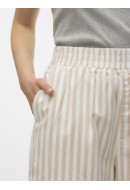 Pantaloni Scurti Dama Vero Moda Vmgry Hr Long Pumice Stone Stripes Snow White