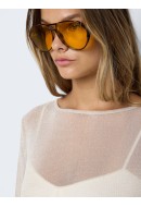 Rochie Noisy May Nmchloe 2/4 Mesh Pearled Ivory Detail Silver Lurex