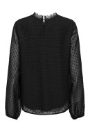 Women Blouse Only Olmpolina Lace Black