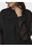 Bluza Dama Only Olmpolina Lace Black