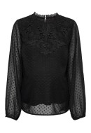 Bluza Dama Only Olmpolina Lace Black