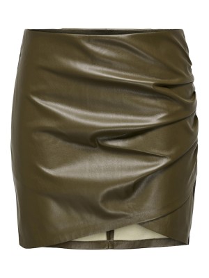 Fusta Only Onlvilhelma Light Faux Leather Beech