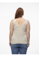 Maieu Dama Vero Moda Curve Vmcleilani V-Neck Birch