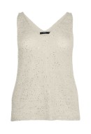 Maieu Dama Vero Moda Curve Vmcleilani V-Neck Birch