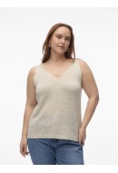 Maieu Dama Vero Moda Curve Vmcleilani V-Neck Birch