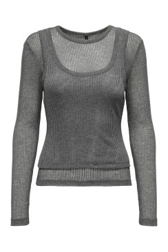 Bluza Dama Only Onltilde Double Asphalt