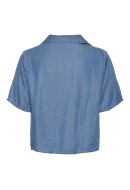 Camasa Dama Pieces Pckobby Light Blue Denim