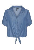 Camasa Dama Pieces Pckobby Light Blue Denim