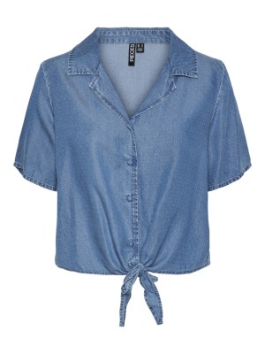 Camasa Dama Pieces Pckobby Light Blue Denim