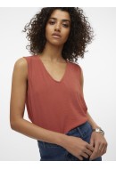 Bluza Dama Vero Moda Vmalva V-Neck Marsala