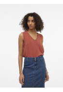 Bluza Dama Vero Moda Vmalva V-Neck Marsala