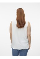 Bluza Dama Vero Moda Curve Vmcelva New V-Nweck Snow White