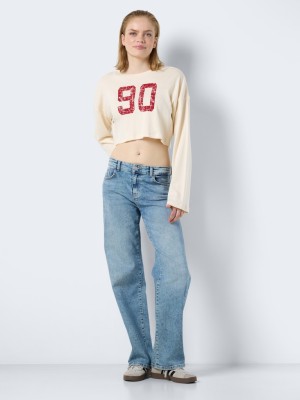 Bluza Dama Noisy May Nmkimana College Pearled Ivory