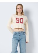 Bluza Dama Noisy May Nmkimana College Pearled Ivory