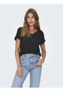Tricou Dama Only Onlmila V-Neck Black