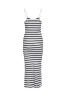 Rochie Pieces Pcamanda Midi Strap Bright White Stripes Black
