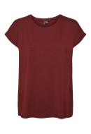 Tricou Dama Vero Moda Vmava Plain Ga Noos Fired Brick