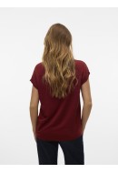 Tricou Dama Vero Moda Vmava Plain Ga Noos Fired Brick