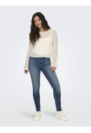 Blugi Dama Only Onlblush Mid Sk Ankle Rw Cro068 Special Blue Grey Denim