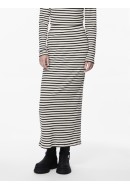 Fusta Pieces Pcjuna Hw Ankle Cloud Dancer/Brown