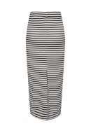 Fusta Pieces Pcjuna Hw Ankle Cloud Dancer/Brown