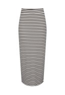 Fusta Pieces Pcjuna Hw Ankle Cloud Dancer/Brown