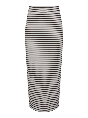 Fusta Pieces Pcjuna Hw Ankle Cloud Dancer/Brown