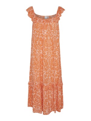 Rochie Yas Yasjoli Long Vermilion Orange Joli