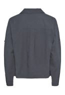 Camasa Dama Pieces Pcjoanna Fold Up Ombre Blue