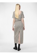 Fusta Pieces Pcmacy Hw Ankle Cloud Cream/Black