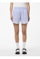 Pantaloni Scurti Dama Pieces Pcfrida Mw PrinceBlue/Bright White