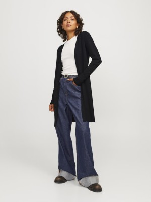 Cardigan Dama Jjxx Jxmarley Comfy Long Black