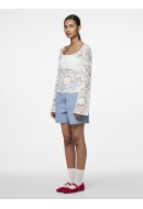 Bluza Dama Pieces Pcamalie Lace Bright White