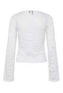 Bluza Dama Pieces Pcamalie Lace Bright White