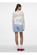 Bluza Dama Pieces Pcamalie Lace Bright White