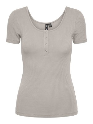 Women T-shirt Pieces Pckitte Silver Gray