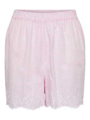 Pantaloni Scurti Dama Pieces Pcfrida Mw Fairy Tale/Bright White