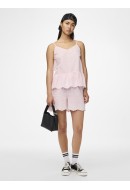 Pantaloni Scurti Dama Pieces Pcfrida Mw Fairy Tale/Bright White