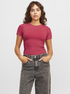 Women T-shirt Jjxx Jxfrankie Wash Racing Red