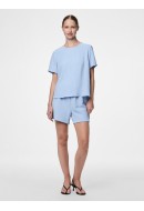 Pantaloni Scurti Dama Pieces Pcanna Hw Cashmere Blue