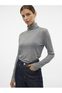 Bluza Dama Vero Moda Vmisadora Rollneck Medium Grey Melange